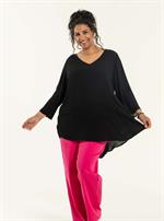 Studio - Berit Bluse, Sort